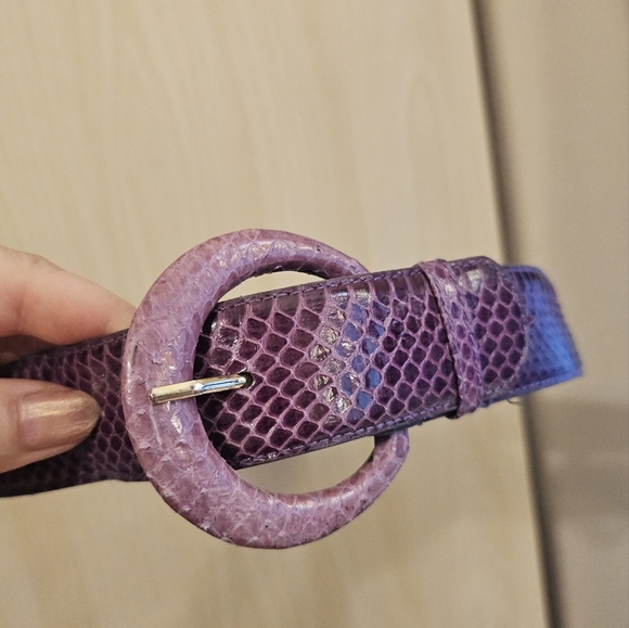 Magid Accessories - Vintage Magid snake skin 4010 Belt